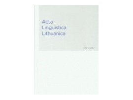 Acta Linguistica Lithuanica 62-63