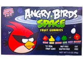 Angry Birds Space Gummies guminukai, 99g