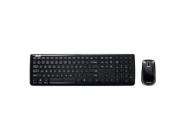 Asus W3000 klaviatūros ir pelės rinkinys juodas