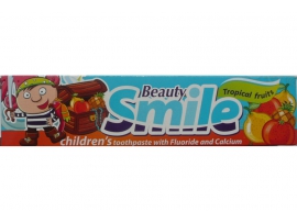 BEAUTY SMILE vaikiška dantų pasta tropinių vaisių skonio, 50ml