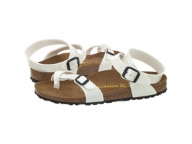 Birkenstock Yara Białe 013933 (BK48-a) sandalai