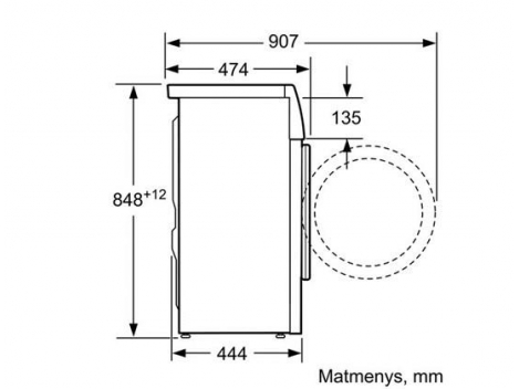 Bosch WLT24440BY skalbimo mašina | Foxshop.lt