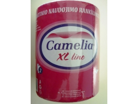 CAMELIA XL Line daugkartinio naudojimo rankšluosčiai, 1rulonas, 1sluoksnio