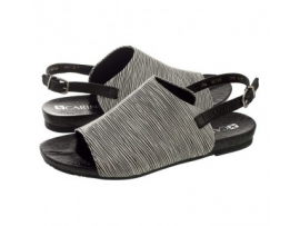 Carinii Czarne Zebra B3150 (CI34-a) sandalai