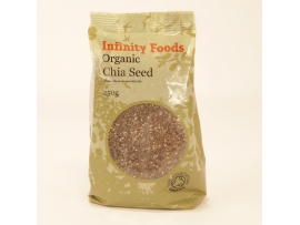 CHIA (čija, ispaninio šalavijo) sėklos, Infinity Foods,250g