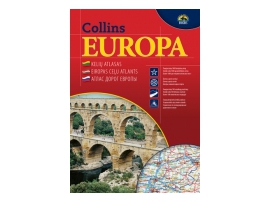 Collins Europa. Kelių atlasas