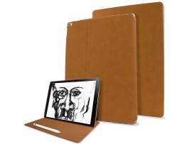 Comma Elegant Leather iPad Pro dėklas rudas