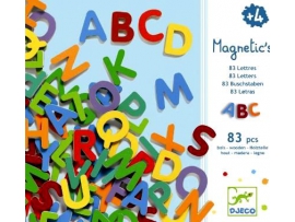 DJECO Magnetinės raidės 83 vnt. 3 cm. (DJ03101)