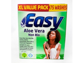 EASY Aloe Vera skalbimo milteliai su alavijumi, 75 skalbimai, 5,1kg