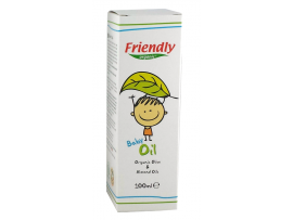EKOLOGIŠKAS kūdikių aliejus su migdolų ekstraktu Friendly Organic, 100 ml