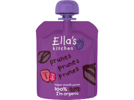 EKOLOGIŠKA SLYVŲ tyrelė, Ella's kitchen, kūdikiams nuo 4 mėn., 70 g