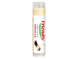 EKOLOGIŠKAS balzamas lūpoms su vanile Friendly Organic, 4.25 g