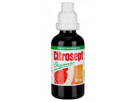 EKOLOGIŠKAS greipfrutų sėklų ekstraktas Citrosept Organic, 50 ml