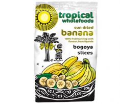 Ekologiški minkšti džiovinti bananai TROPICAL WHOLEFOODS,100g