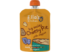ELLA'S KITCHEN ekologiška sūrio tyrė su daržovėmis kūdikiams nuo 7mėn, neto masė 130g.