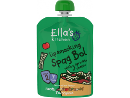 Ella's kitchen spagečių tyrė su jautiena ir daržovėmis, kūdikiams nuo 7 mėn, 130g