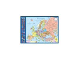 Europos politinis žemėlapis (laminuotas)