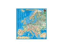 Europos žemėlapis vaikams (laminuotas)