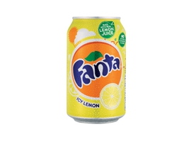 FANTA icy lemon gaivusis gėrimas citrinų skonio 0.33l