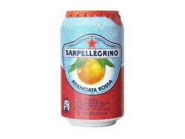 Gaivusis, gazuotas raudonųjų apelsinų sulčių gėrimas Sanpellegrino Aranciata Rossa, 330ml