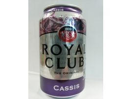 Gazuotas gėrimas JUODŲJŲ SERBENTŲ skonio, Royal Club Cassis, 330ml
