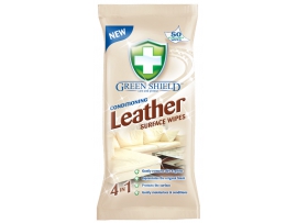Green Shield servetėlės odiniams paviršiams valyti, 50 vnt
