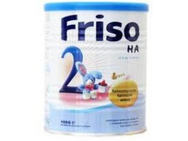 HIPOALERGINIS pieno mišinys kūdikiams nuo 6 mėn., Friso HA-2, 400 g
