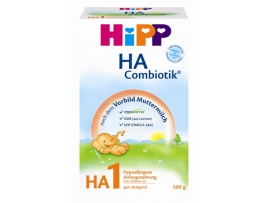 HIPOALERGINIS pieno mišinys kūdikiams nuo gimimo, HiPP HA 1 Combiotic, 500 g