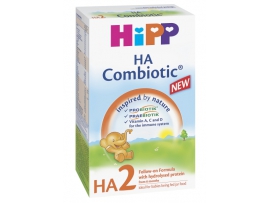 HIPOALERGINIS tolesnio maitinimo pieno mišinys kūdikiams nuo 6 mėn., HiPP HA 2 Combiotic, 350 g
