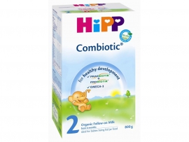 HiPP 2 Combiotic tolesnio maitinimo pieno mišinys kūdikiams nuo 6 mėn, neto masė 800g