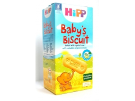 HIPP Baby's biscuit kūdikių sausainiai, kūdikiams nuo 6 mėn., neto masė 150g