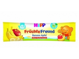 HIPP BIO bananų ir obuolių batonėlis, vaikams nuo 12mėn., 25g