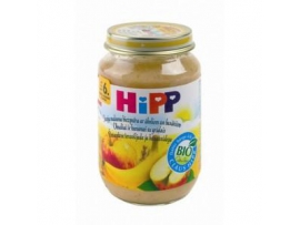 HiPP BIO obuoliai ir bananai su grūdais, kūdikiams nuo 6 mėn., neto masė 190g