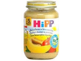 HiPP BIO obuoliai ir bananai su sausainiais, kūdikiams nuo 5mėn., neto masė 190g