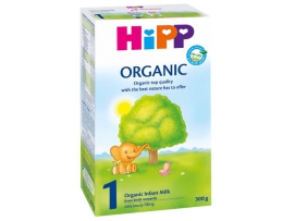 HiPP BIO ORGANIC 1 pradinis pieno mišinys (ekologiškas) kūdikiams nuo gimimo iki 6 mėn, neto masė 300g