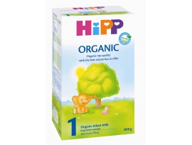 HiPP BIO ORGANIC 1 pradinis pieno mišinys (ekologiškas) kūdikiams nuo gimimo iki 6 mėn, neto masė 800g