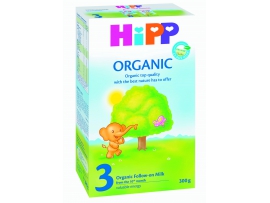 HiPP BIO ORGANIC 3 pieno mišinys (ekologiškas) kūdikiams nuo 10 mėn, neto masė 300g