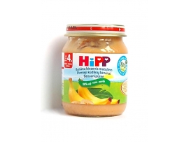 HiPP BIO pirmieji kūdikių bananai, kūdikiams nuo 4 mėn., neto masė 125g