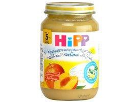 HiPP BIO vaisių tyrelė su ryžiais, kūdikiams nuo 5mėn., neto masė 190g
