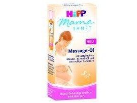HiPP Mama Sanft masažo aliejus, su natūraliu migdolų, simondsijų aliejumi ir šaltalankiu, 100ml
