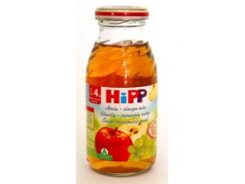 HiPP obuolių ir vynuogių sultys kūdikiams nuo 4 mėn., neto tūris 500ml