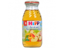 HIPP švelnios obuolių sultys nuo 4mėn, neto tūris 200ml