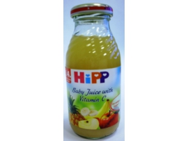 HIPP vaisių sultys su vit C kūdikiams nuo 4 mėn, 200ml