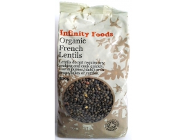 INFINITY FOODS ekologiški Prancūziški lęšiai,500g