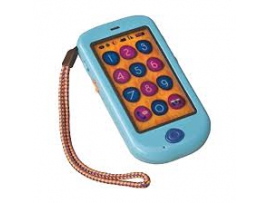IŠMANUSIS telefonas su garsais ir šviesa, 18 mėn. - 5 m. vaikams BTOYS (BX1223Z)