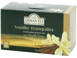 Juodoji arbata AHMAD TEA VANILLA TRANQUILITY, 20*2g