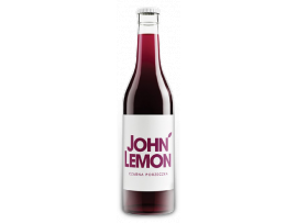 JUODŲJŲ SERBENTŲ SKONIO gazuotas gėrimas John Lemon, 0,33L