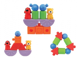 K'S Kids Minkšto plastiko veiklos žaislas Aš konstruoju nuo 6+ iki 36+ mėn.(KA10623 )