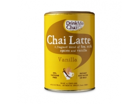 Karštas gėrimas iš saldintos arbatos, pieno ir kreminės vanilės CHAI LATTE DRINK ME CHAI, 250 g