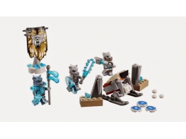 Konstruktorius Kardadančių tigrų genties rinkinys, Lego Chima, 7-14 m. vaikams (70232)